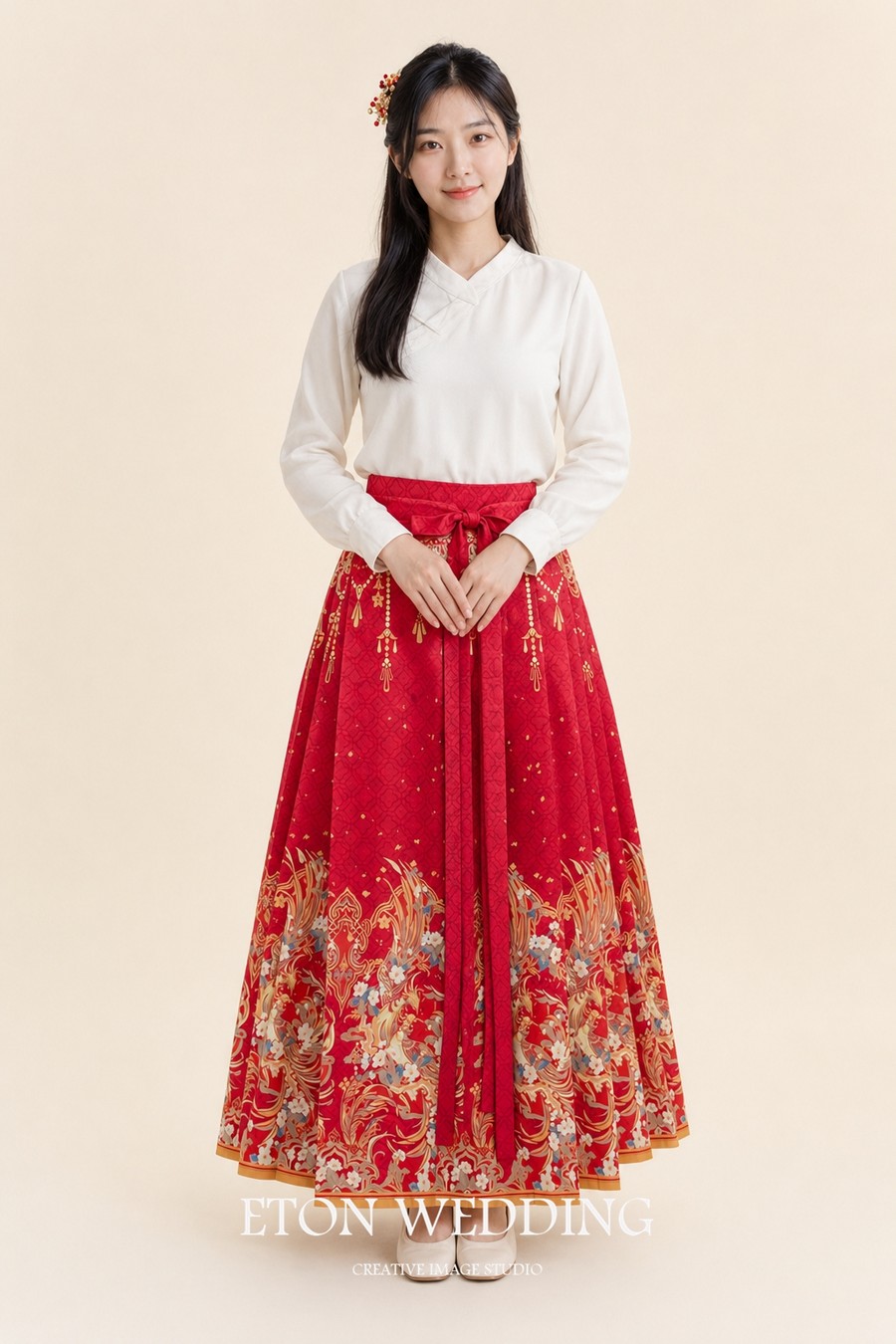 馬面裙,馬面裙推薦,中式裙,馬面服,馬面服婚紗